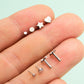 disc flat back tragus earrings