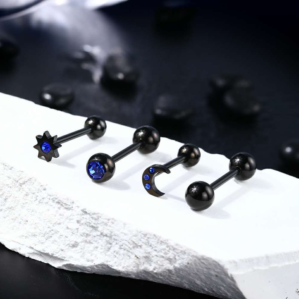 oufer black tongue rings