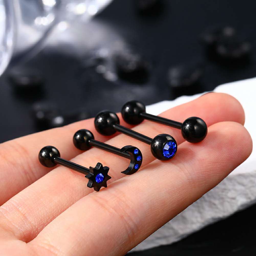 black tongue rings