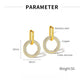 Dainty Heart/Star/Circle/Square Shaped Hoop Earrings As Gift for Girls