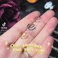 20G 2PCS Titanium Spiral Hoop Nose Rings (Left/Right)