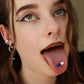 10PCS Funny Pill Design Tongue Barbell Piercing Bijoux