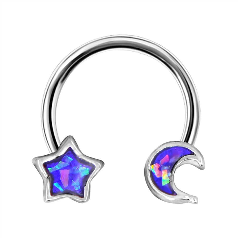 star septum ring  - OUFER BODY JEWELRY 