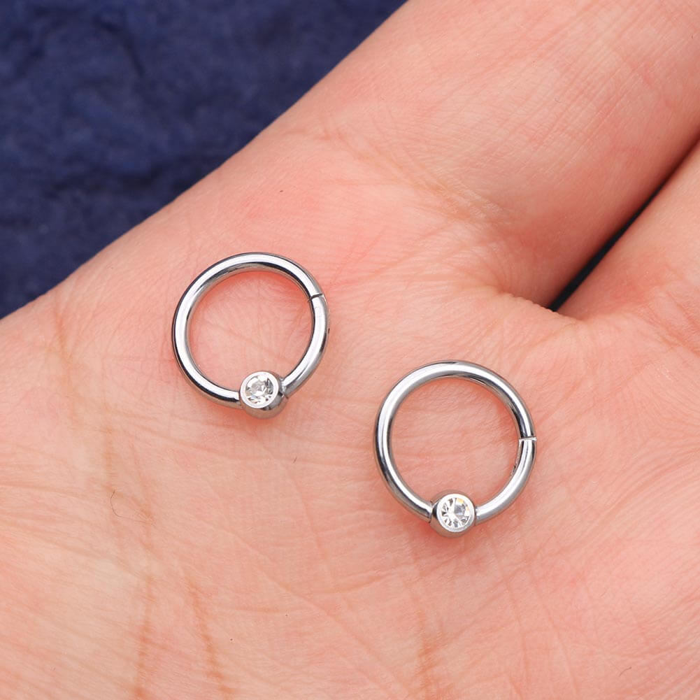 captive bead ring septum