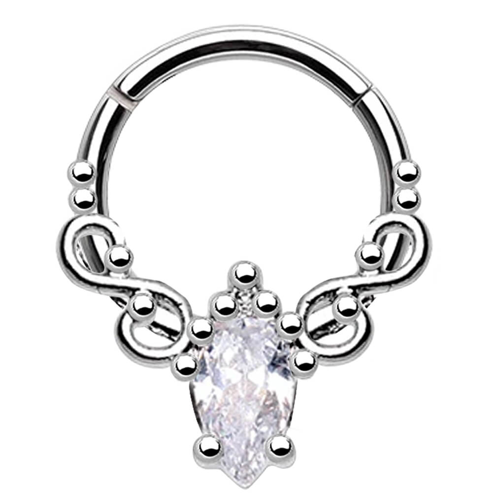 diamond septum ring