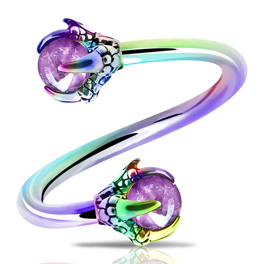 dragon cartilage earring - OUFER BODY JEWELRY