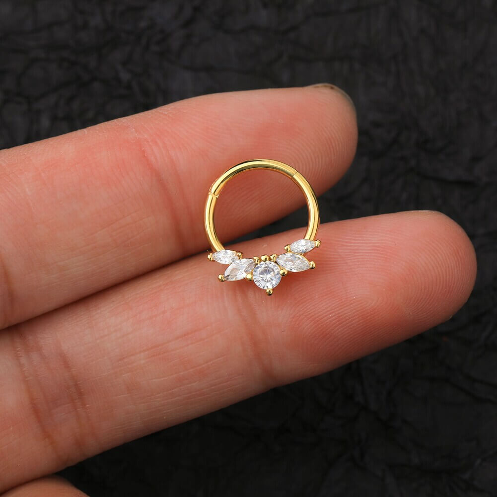 crown septum ring