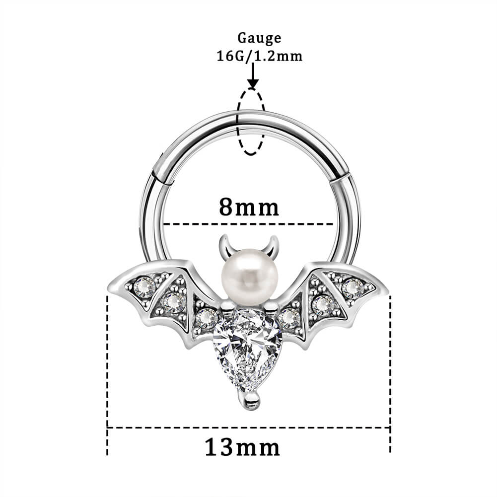 8mm bat septum ring