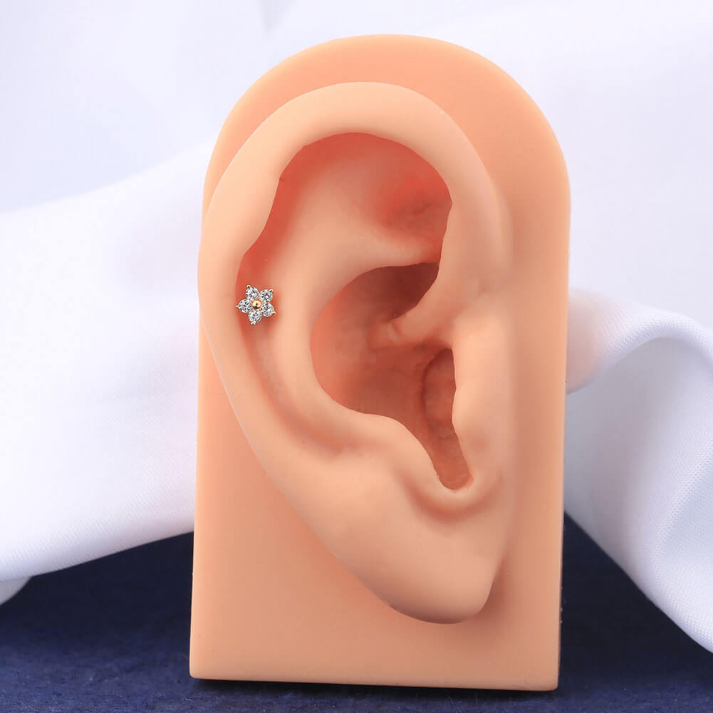 upper lobe stud - OUFER BODY JEWELRY