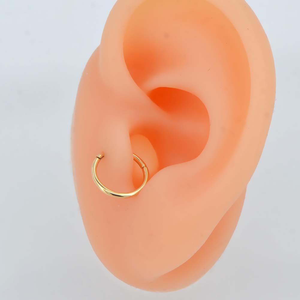 gold tragus hoop