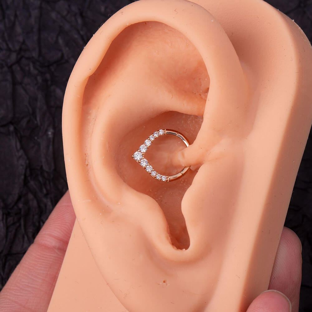 rose gold daith jewelry