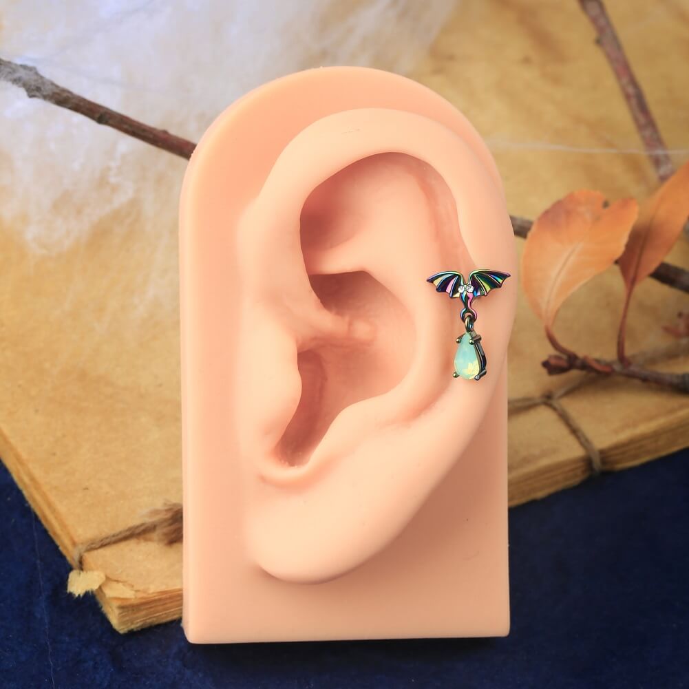 cartilage piercing dangle stud 