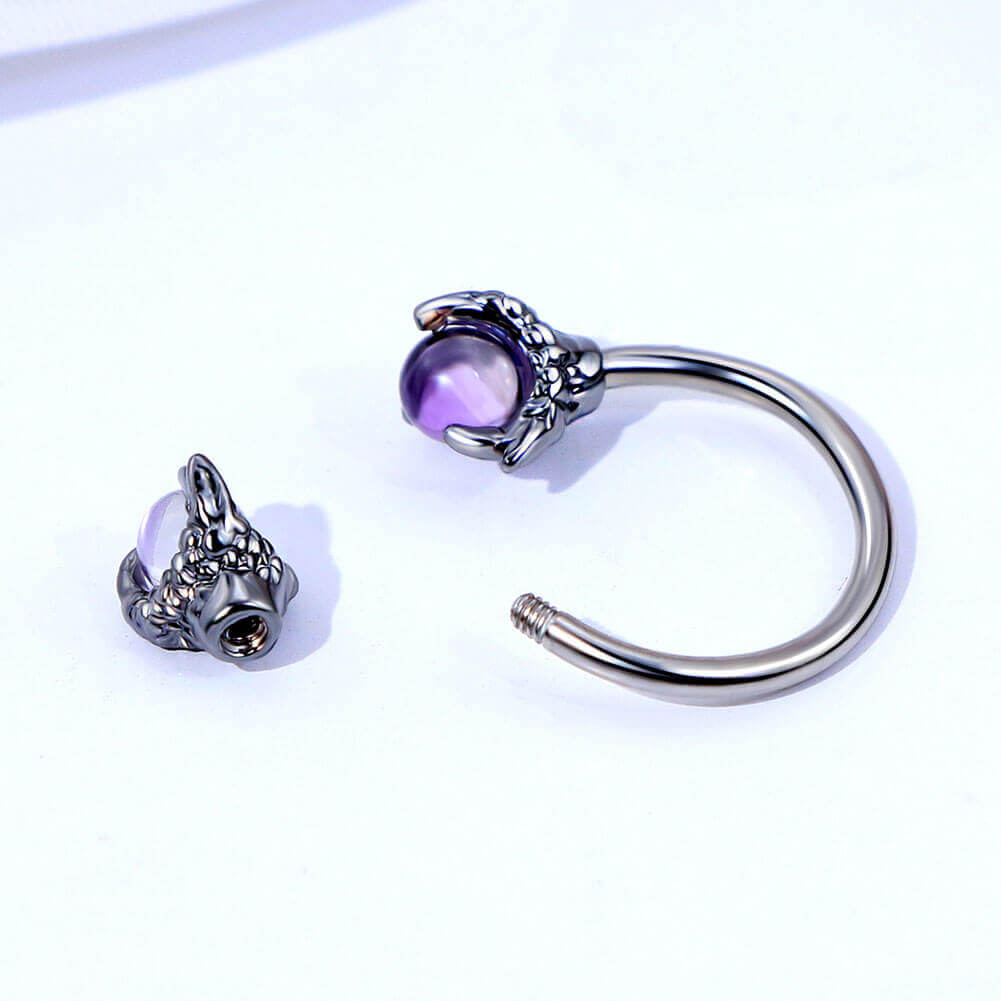 dragon claw septum ring 