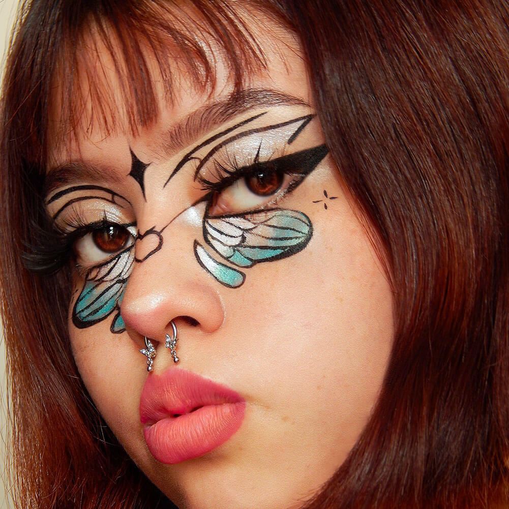 butterfly dangle septum ring