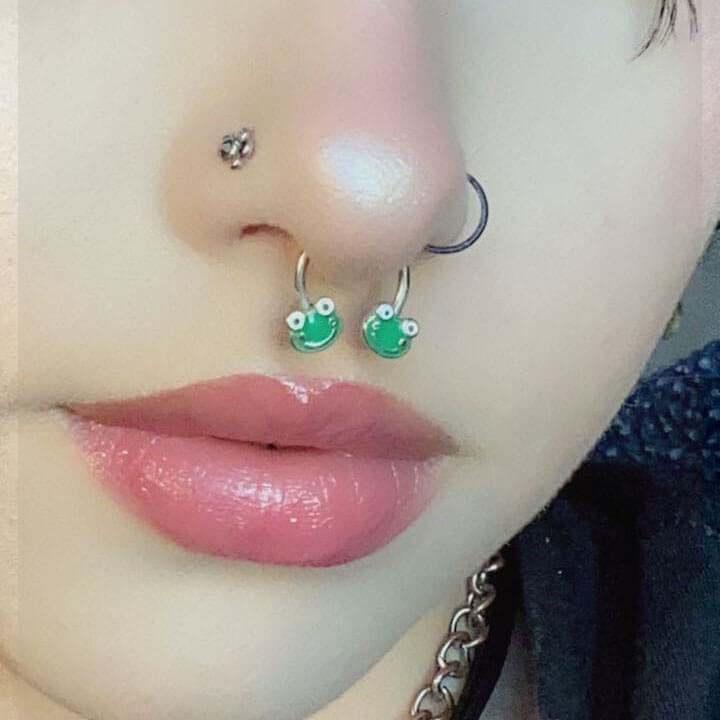 frog septum piercing for women