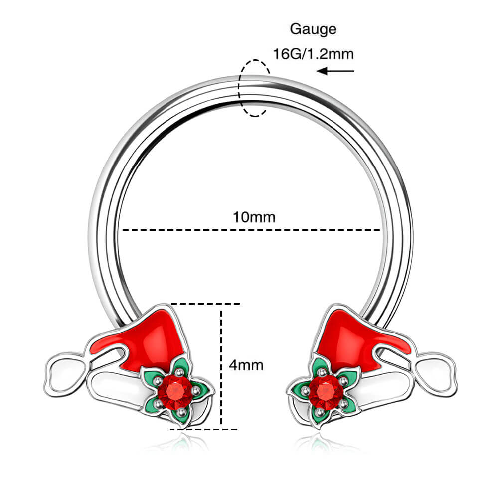 10mm septum horseshoe