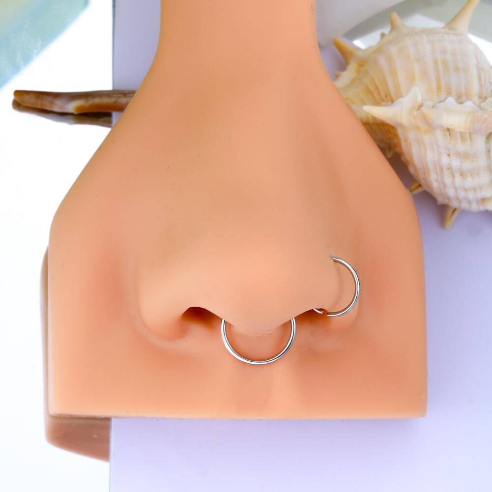 20 gauge nose ring