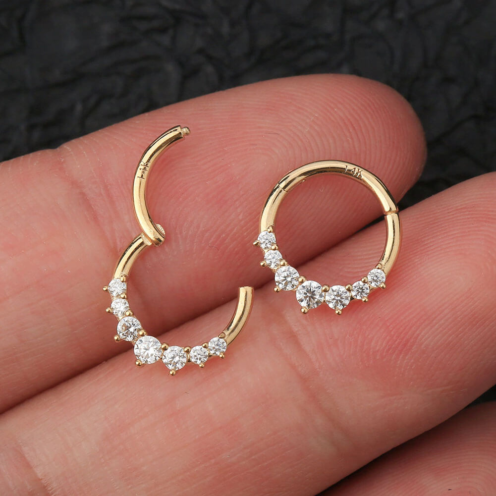 gold daith ring