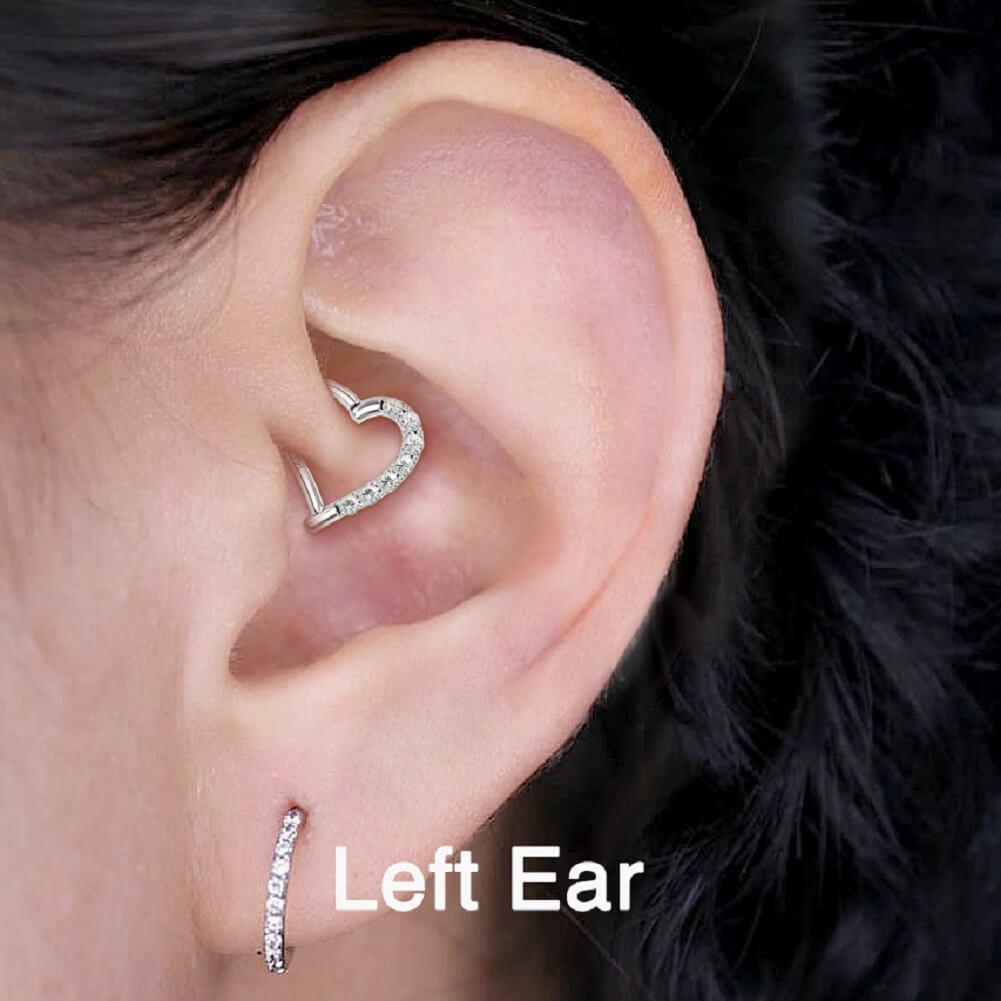 heart daith piercing jewelry