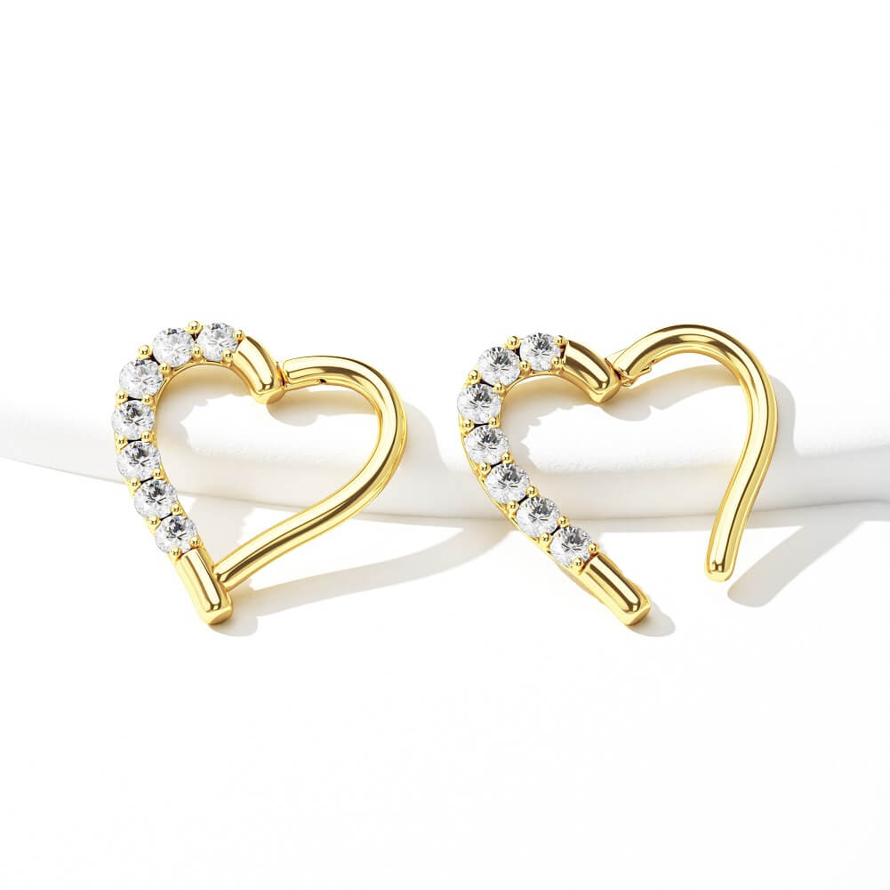 daith heart jewelry