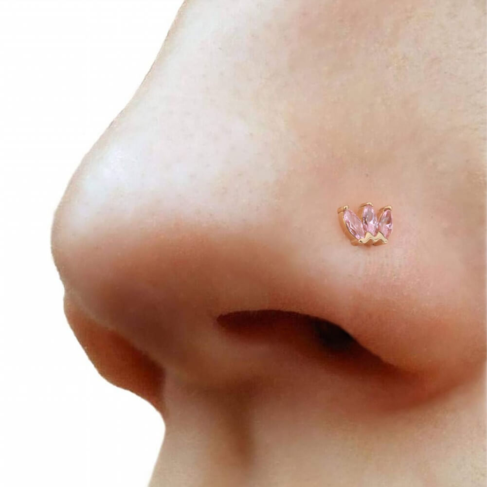 threadless nose rings