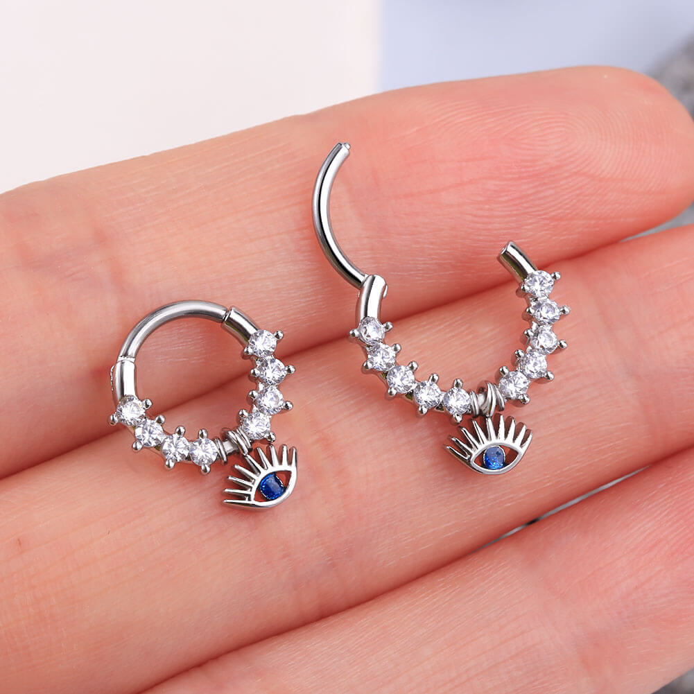 evil eye septum ring