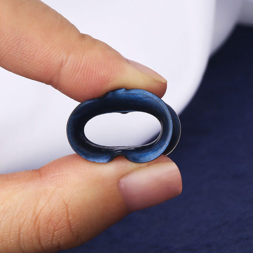 blue silicone plugs