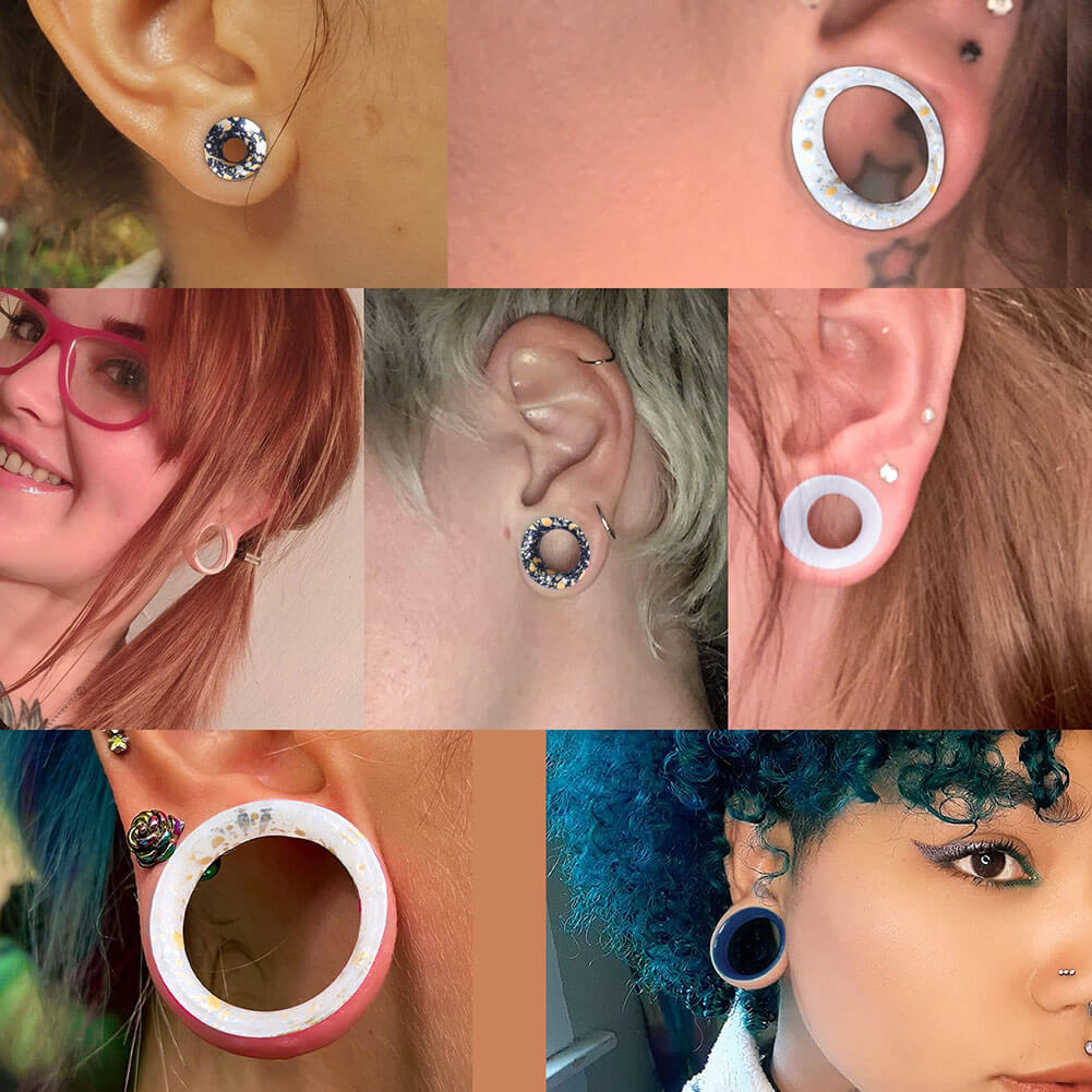 00 ear gauges