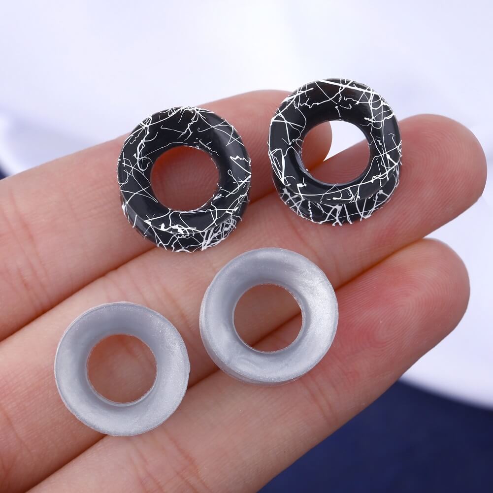 silicone gauge earrings