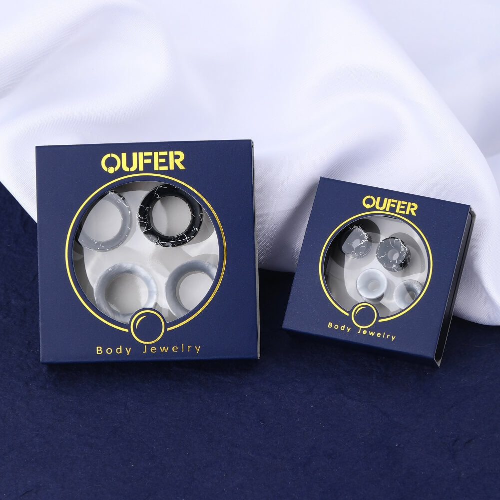 oufer body jewelry silicone gauge 