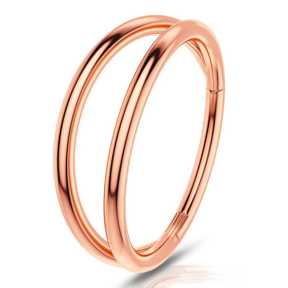 rose gold 16 gauge conch hoop