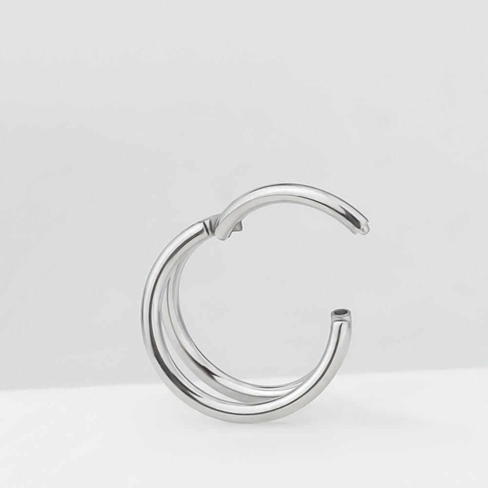 hinged segment 16 gauge conch hoop