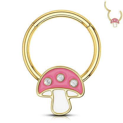 mushroom septum ring