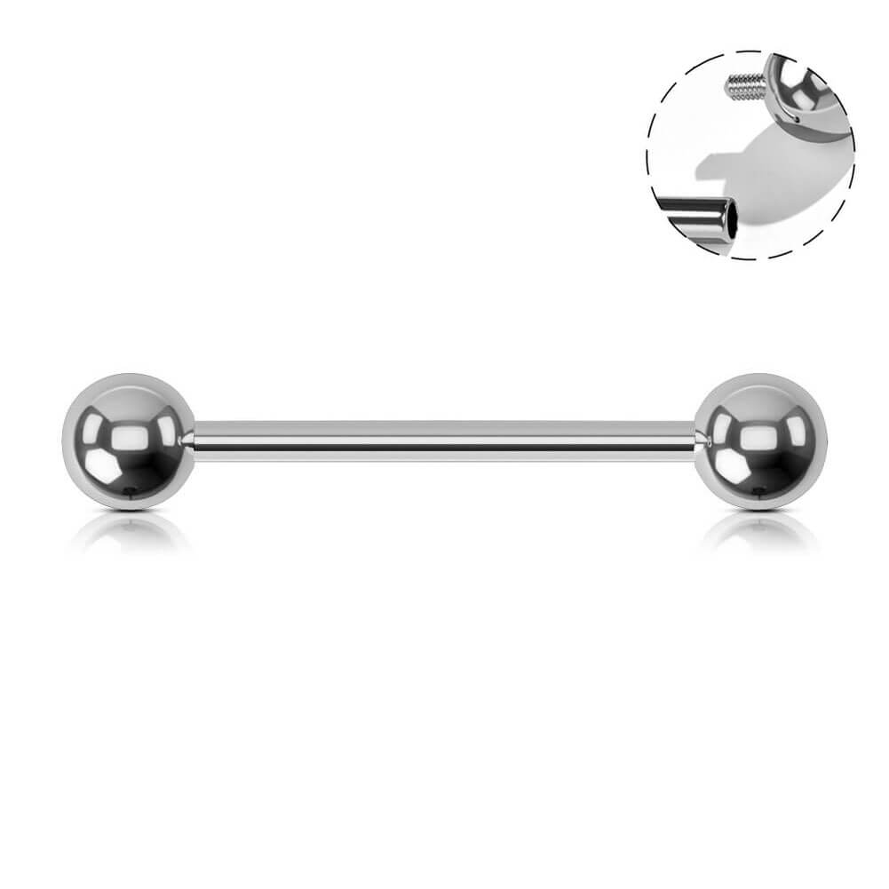 bridge piercing barbell