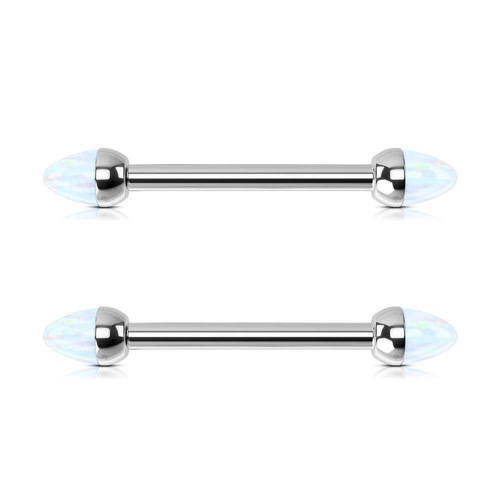 titanium internally threaded nipple barbell