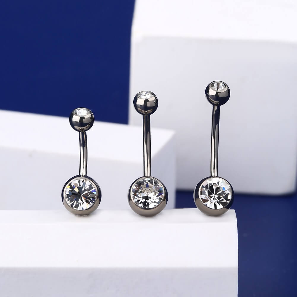 titanium navel rings 