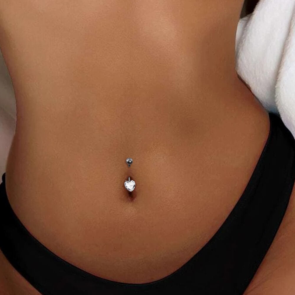 titanium belly button piercing