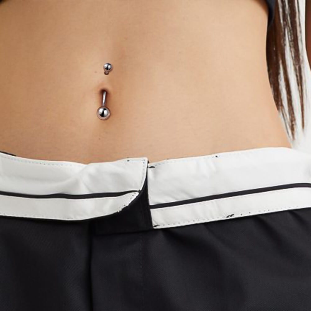 titanium belly piercing