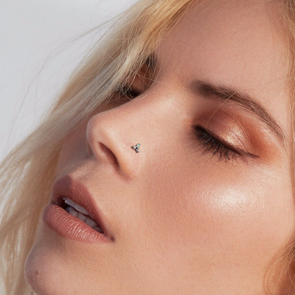 opal nose piercing