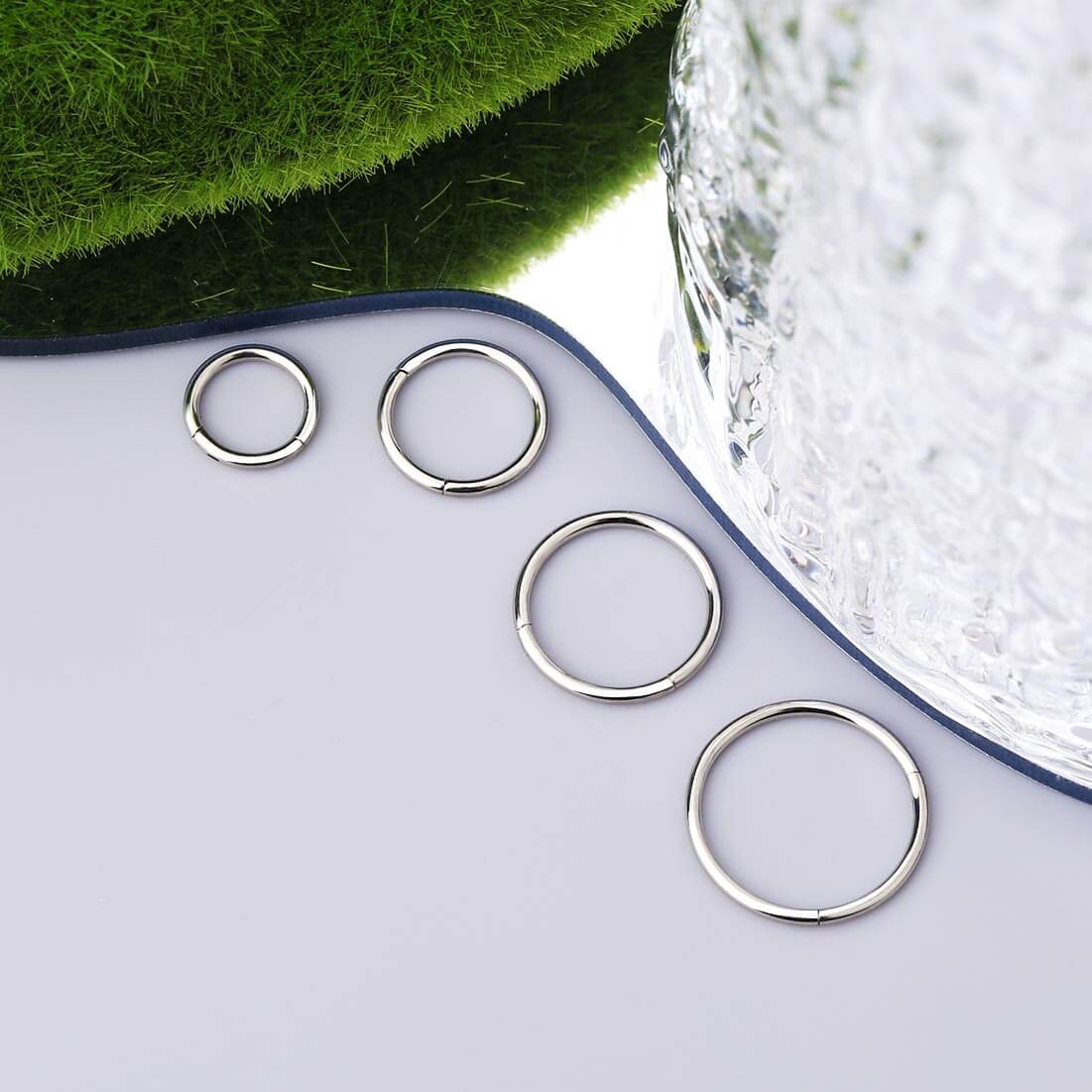 titanium nose ring hoop