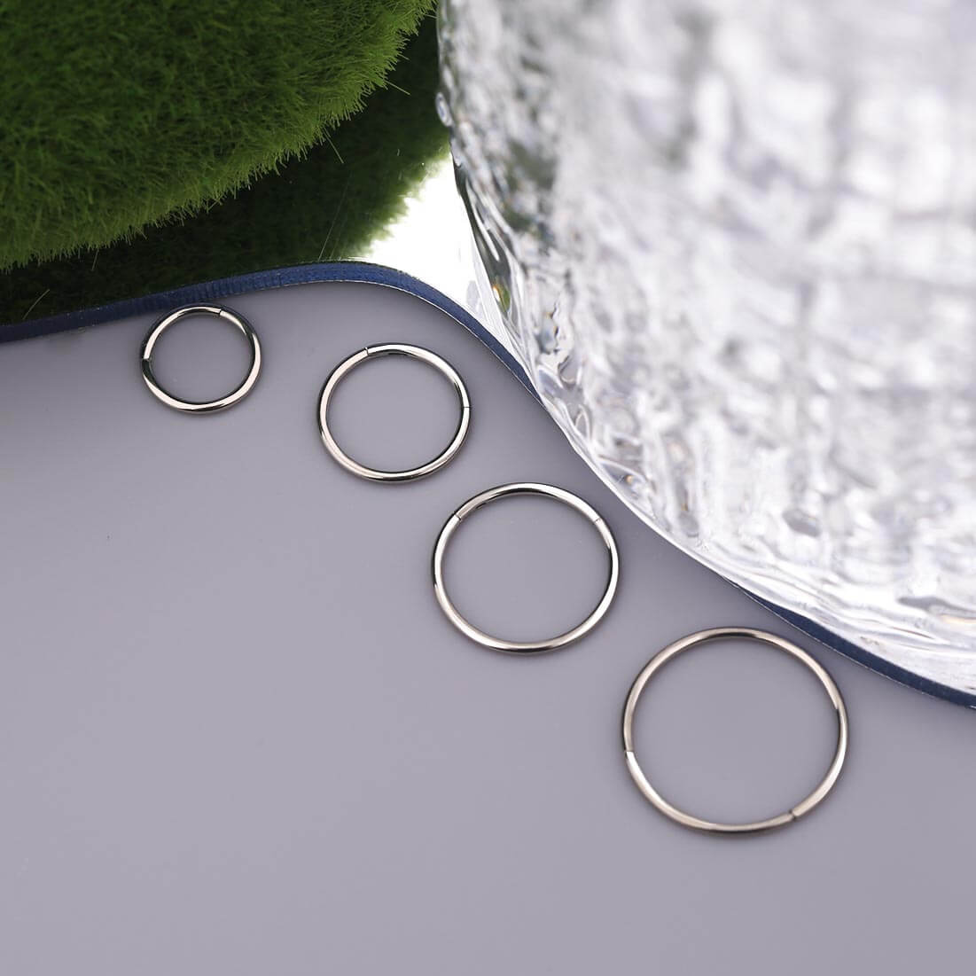 titanium hinged nose ring