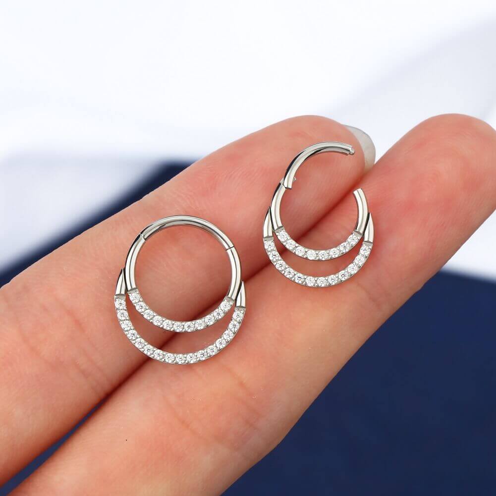 oufer double septum ring 