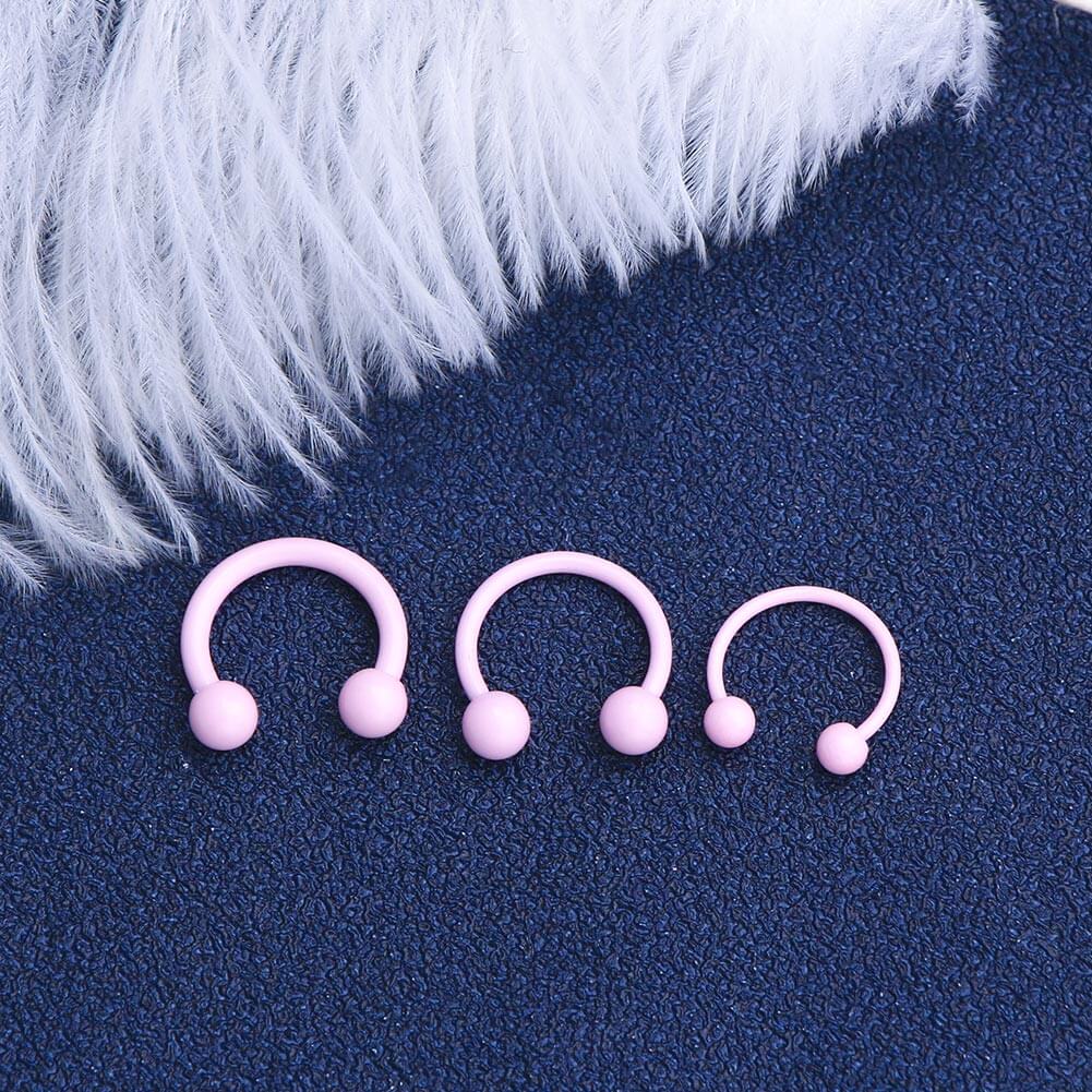 nose horseshoe rings - OUFER BODY JEWELRY