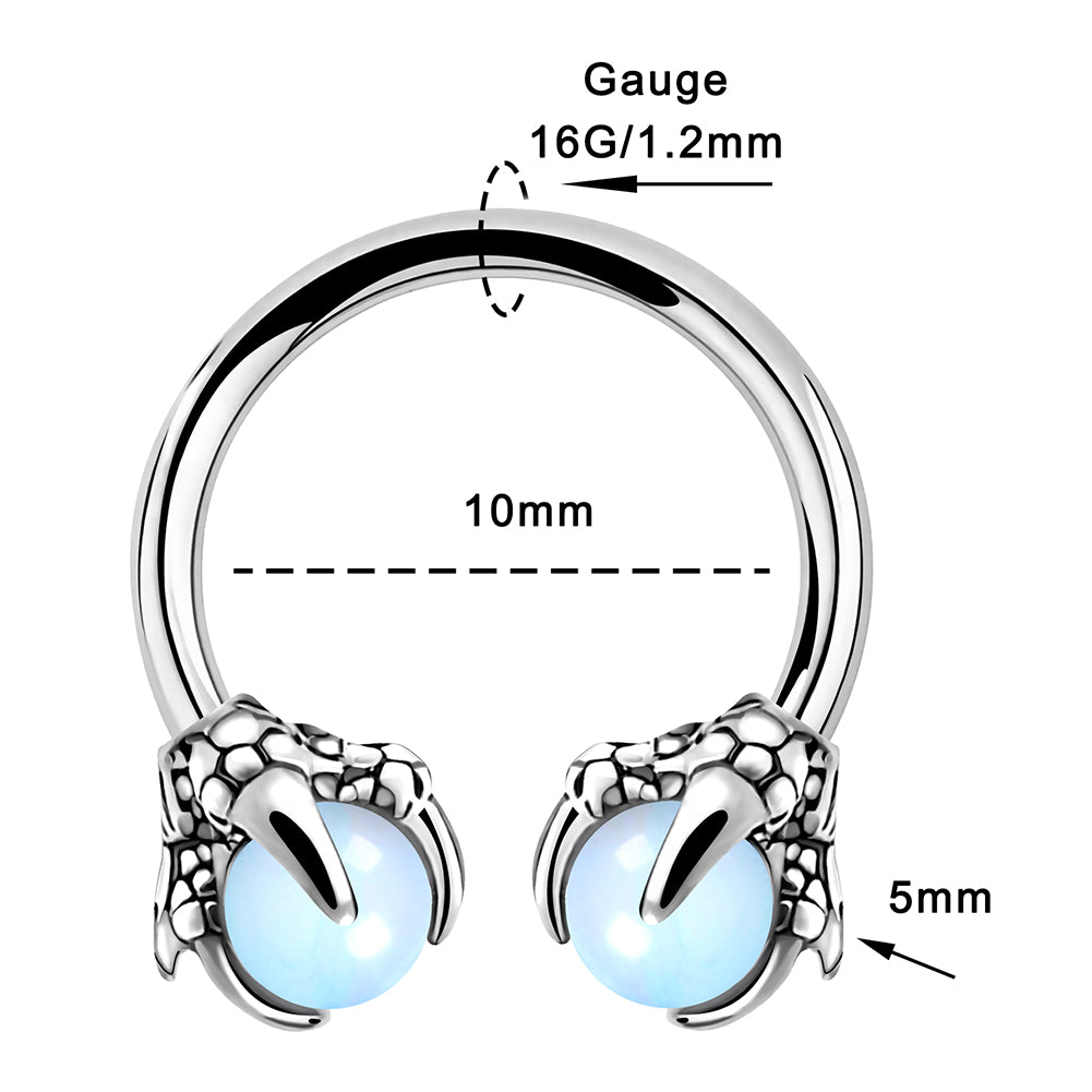 16g 10mm septum ring  - OUFER BODY JEWELRY