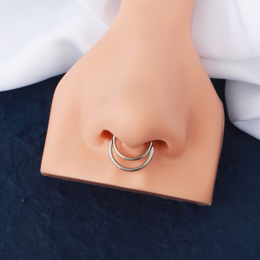 layered septum ring