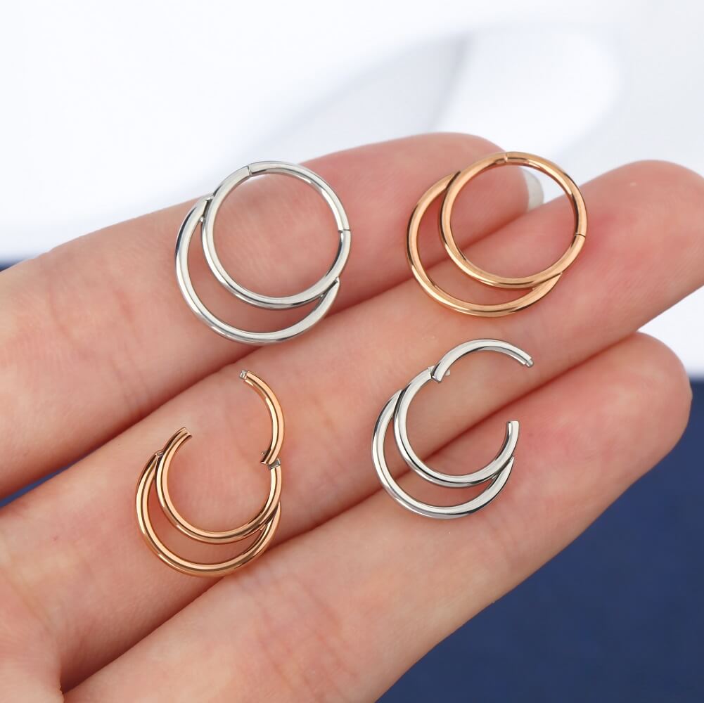 layered septum ring