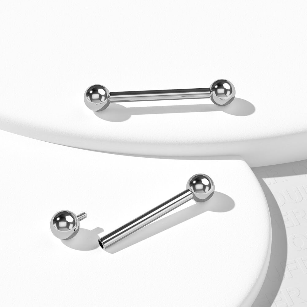 internally threaded titanium nipple bars