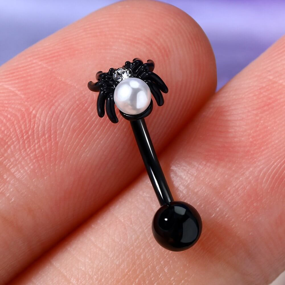 pearl rook piercing bar